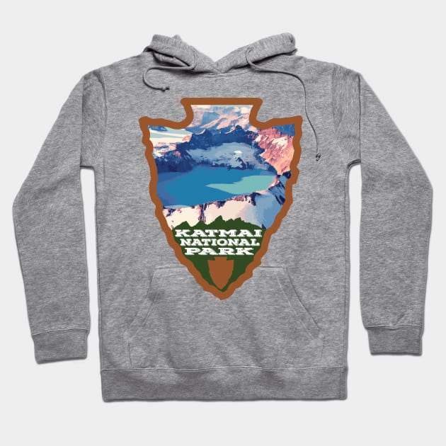 Katmai National Park and Preserve arrowhead Hoodie by nylebuss